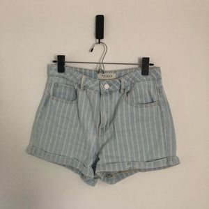 High-waist PacSun denim shorts